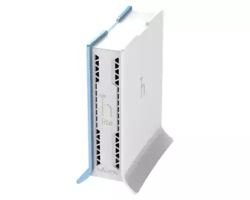 MIKROTIK RB941-2ND-TC HAP LITE WIFI 2.4GHZ RUTER 300MB/S 802.11N MIMO SA 4X10/100MB/S LAN/WAN, VPN R