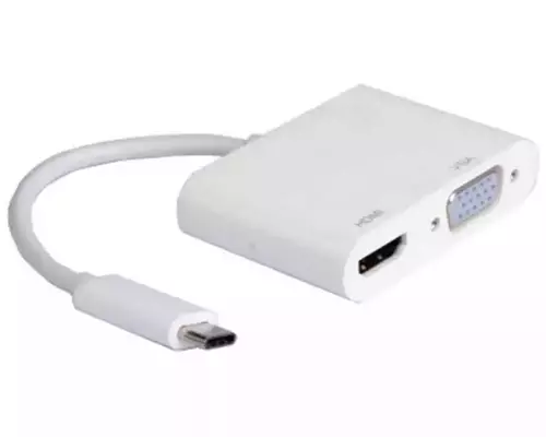 ADAPTER USB 3.1 TIP C - HDMI+VGA M/F