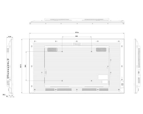 HISENSE 43 INČA 43GM50D 4K UHD 500 NITA DIGITAL SIGNAGE DISPLAY - 18/7 OPERATION