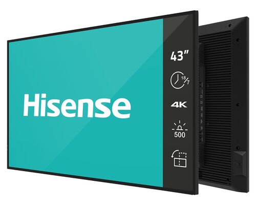 HISENSE 43 INČA 43GM50D 4K UHD 500 NITA DIGITAL SIGNAGE DISPLAY - 18/7 OPERATION