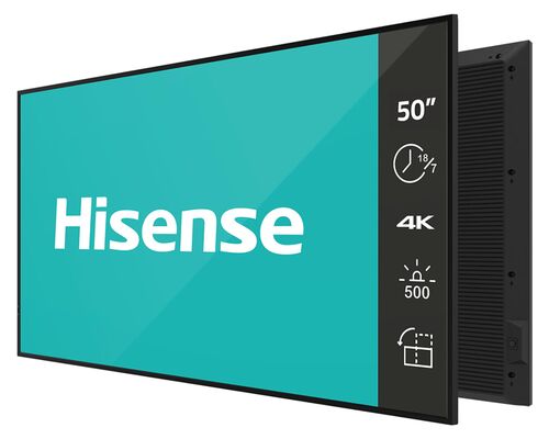 HISENSE 50 INČA 50GM50D 4K UHD 500 NITA DIGITAL SIGNAGE DISPLAY - 18/7 OPERATION