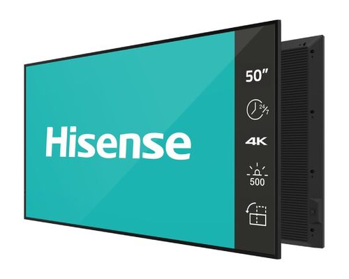 HISENSE 50 INČA 50DM66D 4K UHD 500 NITA DIGITAL SIGNAGE DISPLAY - 24/7 OPERATION