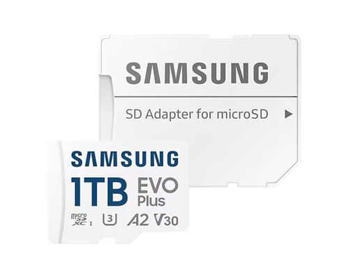 SAMSUNG MEMORIJSKA KARTICA EVO PLUS MICROSDXC 1TB CLASS 10 + SD ADAPTER MB-MC1T0SA