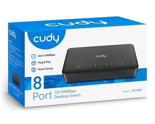 CUDY FS108D 8PORT SWITCH