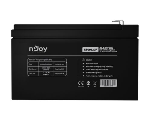 NJOY GP09122F BATERIJA ZA UPS 12V 9AH (BTVACIUOCTO2FCW01B)