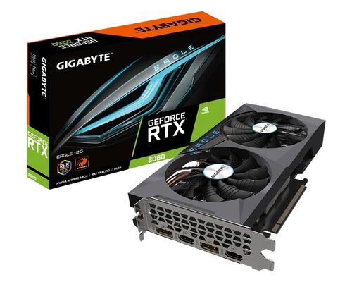 GIGABYTE NVIDIA GEFORCE RTX 3060 EAGLE 12GB 192BIT GV-N3060EAGLE-12GD REV.2.0 LHR GRAFIČKA KARTA