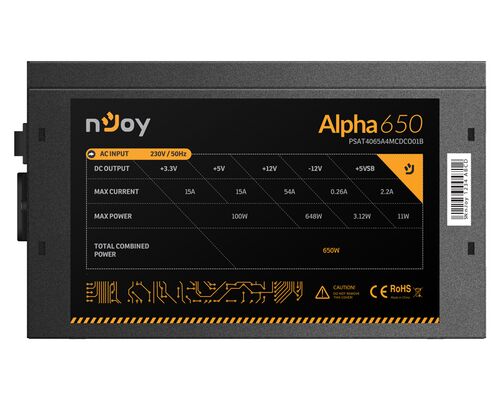 NJOY ALPHA 650 650W NAPAJANJE (PSAT4065A4MCDCO01B)