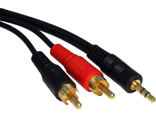 FAST ASIA KABL AUDIO 3.5MM - 2XRCA 5M CRNI