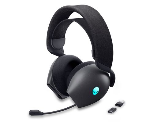 DELL AW720H ALIENWARE DUAL-MODE WIRELESS GAMING SLUŠALICE SA MIKROFONOM CRNE