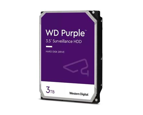 WD 3TB 3.5" SATA III 256MB INTELLIPOWER WD33PURZ PURPLE HARD DISK