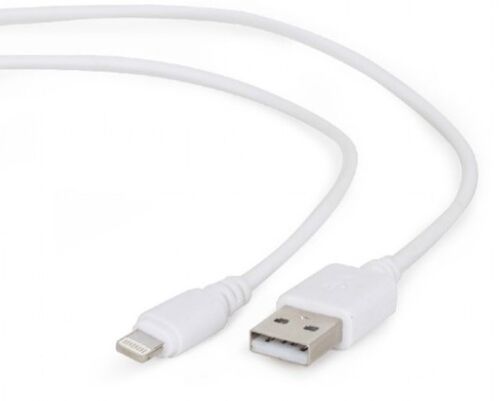 CC-USB2-AMLM-2M-W GEMBIRD USB 2.0 A-PLUG TO 8-PIN USB APPLE IPHONE CABLE 2M WHITE