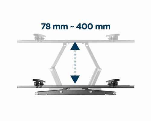 WM-70ST-01 GEMBIRD TV NOSAC OKRETANJE/TILT 37-70 VESA MAX.60X40CM, MAX 35KG