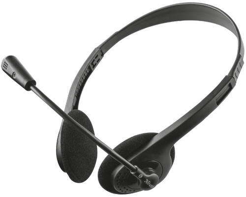 SLUŠALICE TRUST PRIMO CHAT HEADSET ŽIČNE/3,5MM+2X3,5MM/CRNA