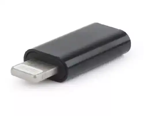 ADAPTER USB LIGHTNING - TIP C GEMBIRD A-USB-CF8PM-01 BLACK