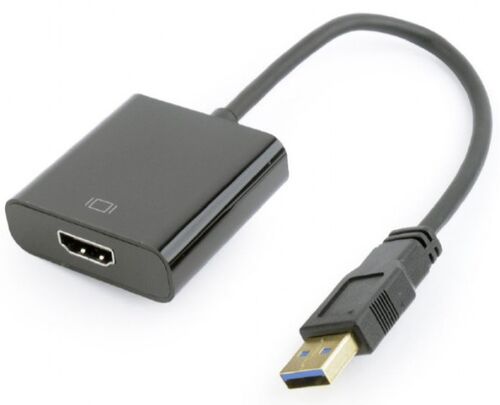 A-USB3-HDMI-02 GEMBIRD USB 3.0 TO HDMI DISPLAY ADAPTER, BLACK