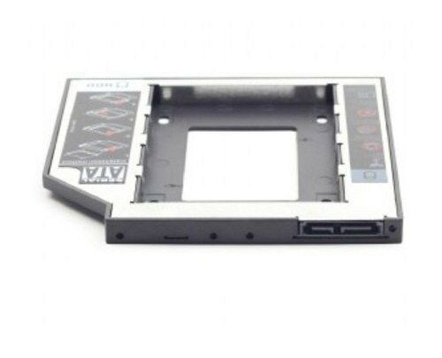 MF-95-02 GEMBIRD FIOKA ZA MONTAZU 2.5 SSD/SATA HDD(DO12.7MM) U 5.25 LEZISTE U LAPTOP UMESTO OPTIKE A