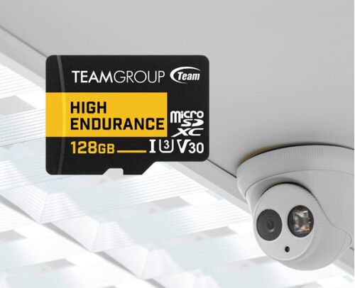 TEAMGROUP MICRO SDXC 128GB HIGH ENDURANCE UHS-I U3 V30,100/50MB/S, THUSDX128GIV3002 ZA VIDEO NADZOR!