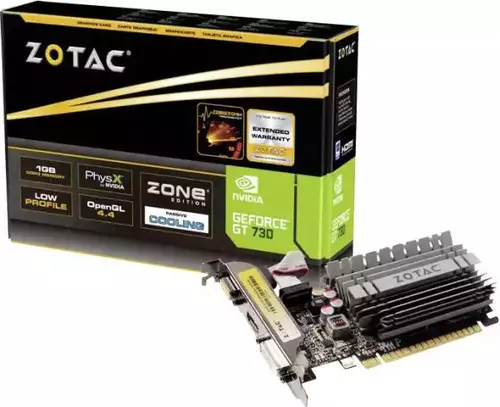 GRAFIČKA KARTA ZOTAC GT 730 2GB DDR3 64 BIT DVI/HDMI/VGA