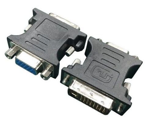 A-DVI-VGA-BK GEMBIRD ADAPTER DVI-I 24+5-PIN MALE TO VGA 15-PIN HD (3 ROWS) FEMALE, BLACK DVI-I