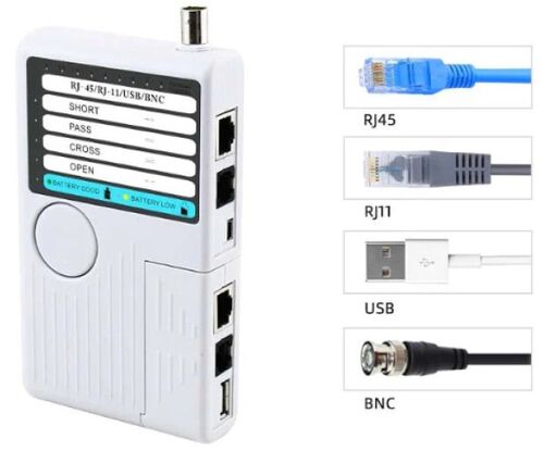 TESTER KABLOVSKI LAN NOYAFA NF-3468 RJ11/ RJ45/ USB/ BNC