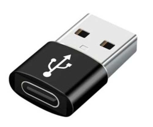 A-USB2-AMCF-02 GEMBIRD USB AM TO TYPE-C FEMALE ADAPTER, BLACK (ALT.CCP-USB3-AMCM-0M) FO