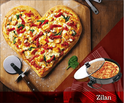 ZLN7870 ZILAN PIZZA PEKA&#269;, PRE&#269;NIK 36/38 CM, 1500 W