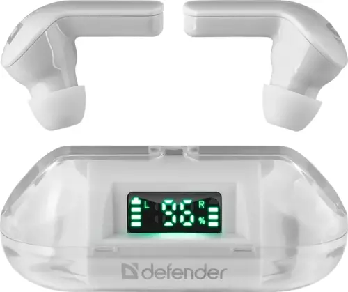 BLUETOOTH SLUŠALICE DEFENDER TWS TWINS 916 BELE