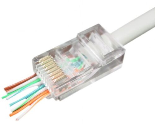 LC-PTU-01/10 GEMBIRD UNIVERSAL PASS-THROUGH MODULAR CAT5 UTP PLUG 8P8C, 10 U PAK /CENA PO PAKOVANJU