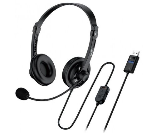 GENIUS HS-230U BLACK, USB-C, SLUSALICE SA MICR.