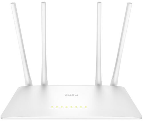 CUDY WR1200 AC1200 DUAL BAND 2.4+5GHZ WI-FI RUTER 1W/4LAN 10/100MBPS, 4X5DBI GUEST/WPS/DDNS (1859)