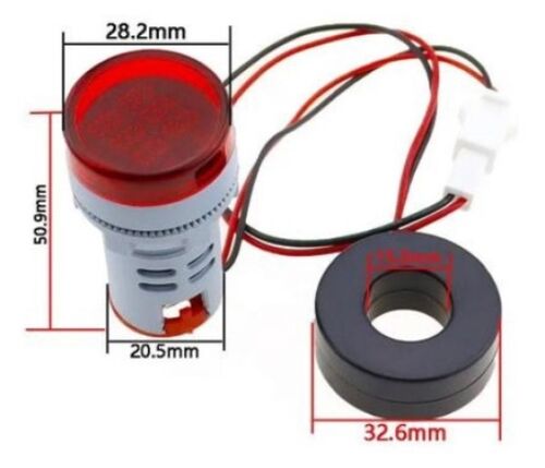 DIGITALNI AMPERMETAR ME-AD22-22AM, 50-60HZ, IP65