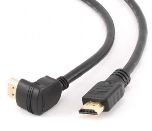 CC-HDMI490-10 GEMBIRD HDMI KABL 4K UHD, ETHERNET, KONEKTOR POD UGLOM 90 STEPENI 3M A