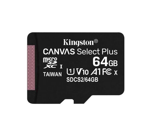 MICRO SD 64GB KINGSTIN SDCS2/64GBSP W/O ADAPTER