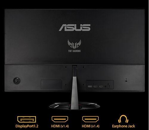 MONITOR ASUS TUF VG249Q1R 23.8"/IPS/1920X1080/165HZ/1MS MPRT/HDMIX2,DP/FREESYNC/VESA/ZVUČNICI/CRNA