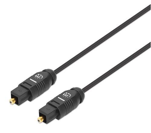 MANHATTAN TOSLINK DIGITAL OPTICAL AUDIO CABLE 2M