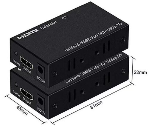 DEX-HDMI-06 GEMBIRD HDMI EXTENDER 60M ACTIVE