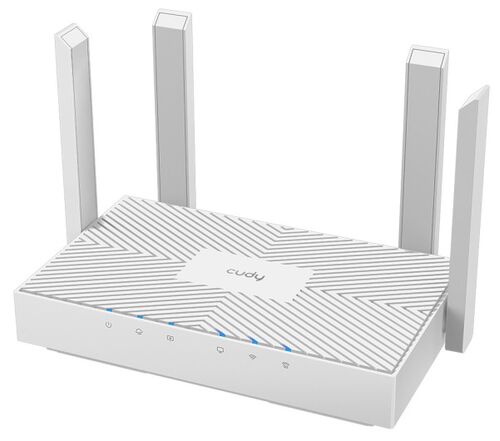 CUDY WR1300E AC1200 DUAL BAND 2.4+5GHZ WI-FI RUTER 1W/3LAN GBIT,4X5DBI WISP/AP/REP