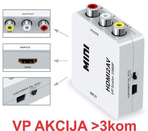 A-HDMI-AV-MINI **  GEMBIRD INPUT  HDMI TO AV (903) (360)