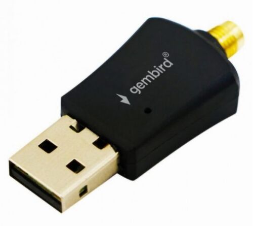 WNP-UA300P-02 **GEMBIRD HIGH POWER USB WIRELESS ADAPTER 300N, DETACHABLE ANTENA, RF PWR <20DBM (661)