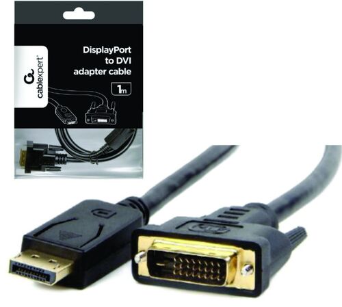 CC-DPM-DVIM-1M GEMBIRD DISPLAYPORT NA DVI DIGITAL INTERFACE KABL 1M A