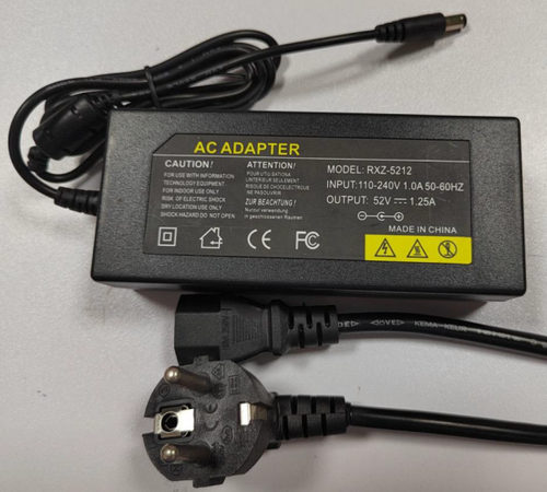 POE-INJ-5225 GEMBIRD 52V/2.5A 130W POE INJECTOR OD 5~52V, 8C, KONEKTOR 5.5X2.1MM