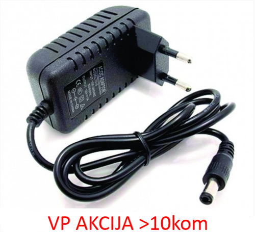 NPA-AC46  ** GEMBIRD PUNJAC 12V/2A  24W, 1M KABL, COPER NAPAJANJE, DC 5.5X2.1MM CE(327)