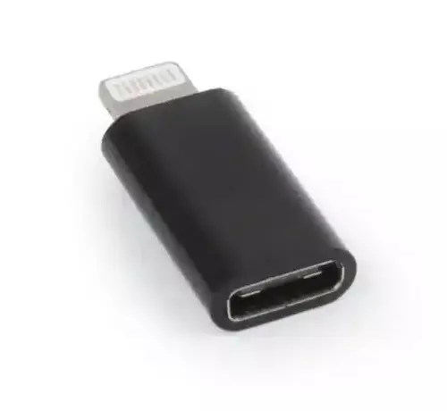 ADAPTER USB LIGHTNING - TIP C GEMBIRD A-USB-CF8PM-01 BLACK