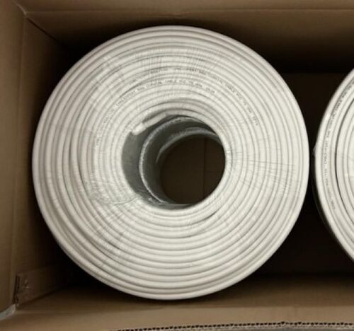 KABL-COAX-RG6/100 WHITE (X553) KOAKSIALNI KABL RG6 BEZ KONEKTORA, CONDUCTIVITY 18%,6.5MM,100M