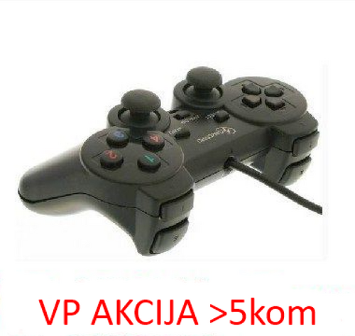 JPD-THRILLERSHOCK-BOX ** GEMBIRD USB 2.0 ANALOG VIBRATION GAMEPAD BLACK(ALT. JPD-UDV-01 (343)