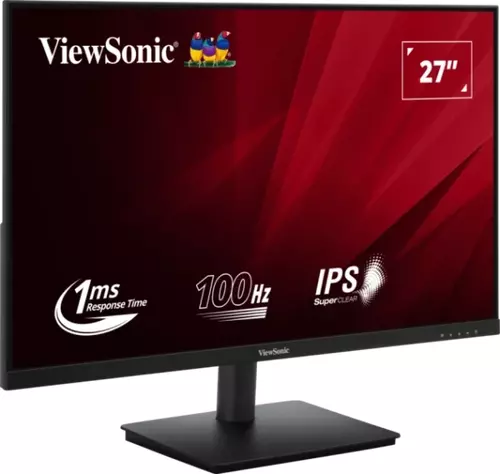 MONITOR 27 VIEWSONIC VA270-H 1920X1080/FULL HD/IPS/1MS/100HZ/VGA/HDMI/FRAMELESS