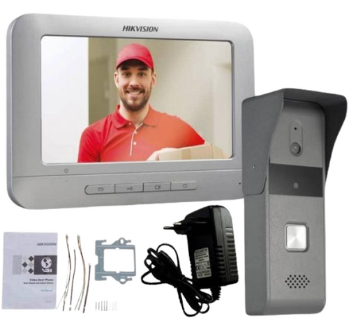 HIKVISION ANALOGNI INTERFON DS-KIS203T, KOLOR VIDEO INTERFONSKI KOMPLET