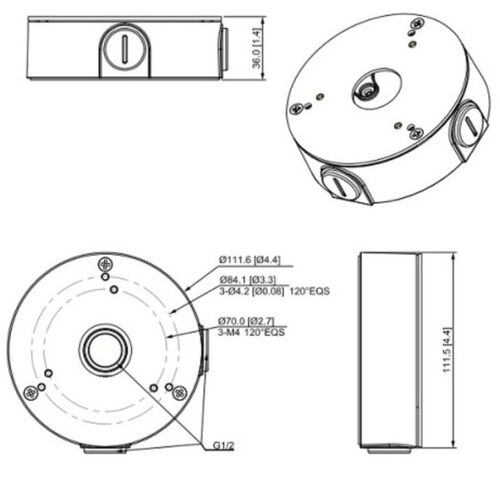 DAHUA NOSAC PFA13G DOZNA PH111,6&#215;36,0 MM