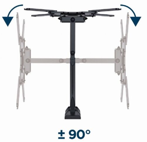 WM-55ST-01 GEMBIRD ROTATE/TILT VESA MAX. 40X40CM 32-55 MAX.32KG