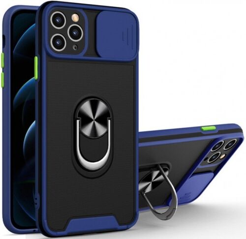 MCTR8-IPHONE 11 * FUTROLA MAGNETIC DEFENDER SILICONE BLUE (239)